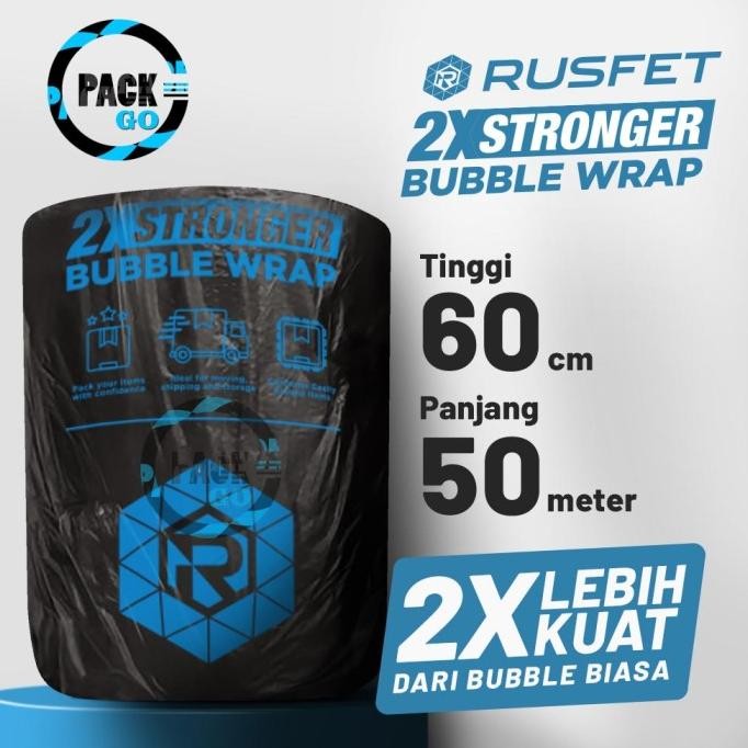 

tersedia bubble wrap plastik rusfet hitam 60cm x 50m berwarna buble | bubblewrap tebal super roll