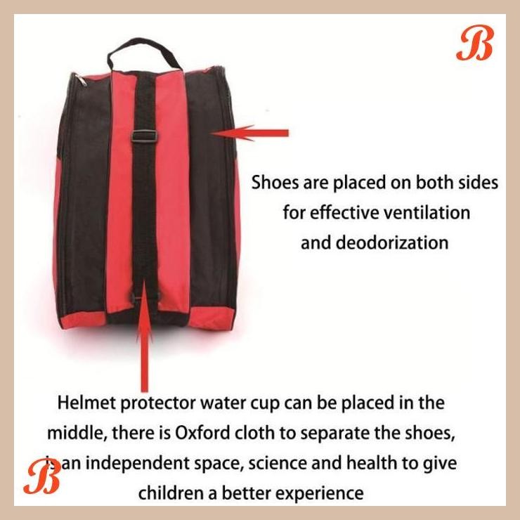 [CBM] TAS SEPATU RODA ANAK KAIN OXFORD TAS SEPATU RODA INLINE SKATE