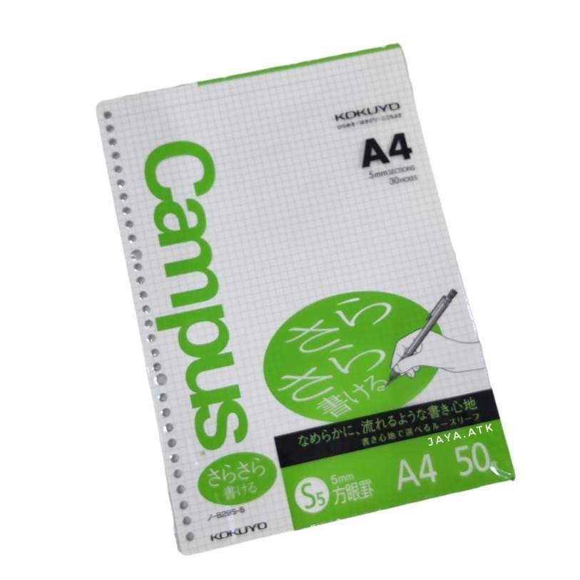 

KOKUYO KERTAS BINDER LOOSE LEAF A4 829S-5 50 KOTAK GRID 5 MM 30 LUBANG murah