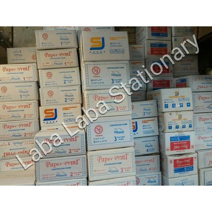 

Continuous Form Merk Paper Print 9.5 x 13/2 // 13 Rangkap 4 murah