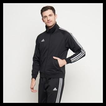 Adidas Tr30 Track Suit Hitam List Putih - Adidas Jaket Celana Set Original Best Seller