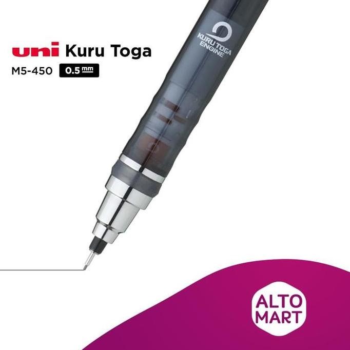 

UNI KURU TOGA M5-450 1P Mechanical Pencil 0.5 mm Pensil Mekanik