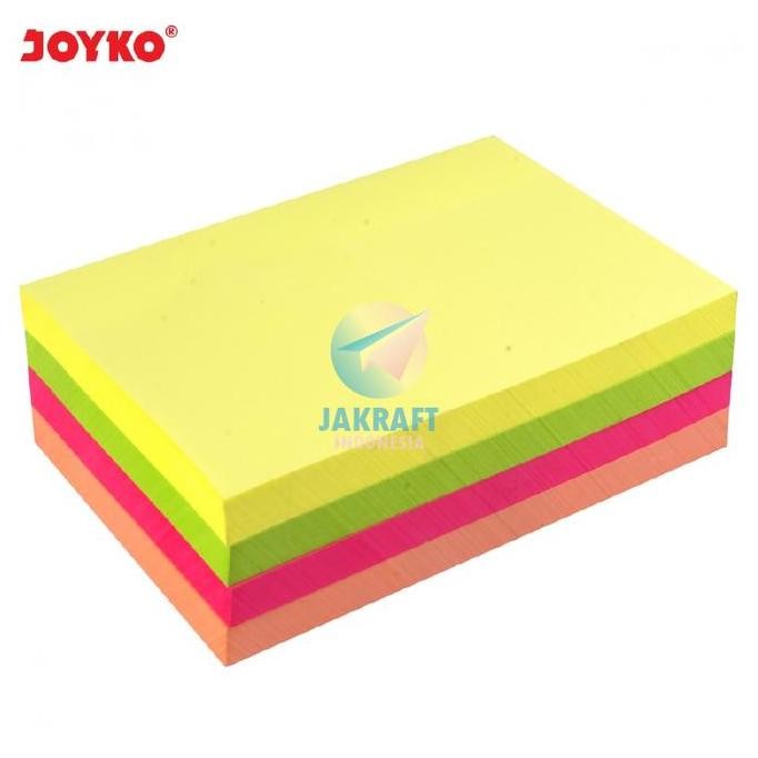 

(400 Lembar) Kertas Memo Stick Tempel 5 Warna Besar Panjang JOYKO MMS-15 Mix Warna Sticky Note (12.7 x 7.6 Cm) murah