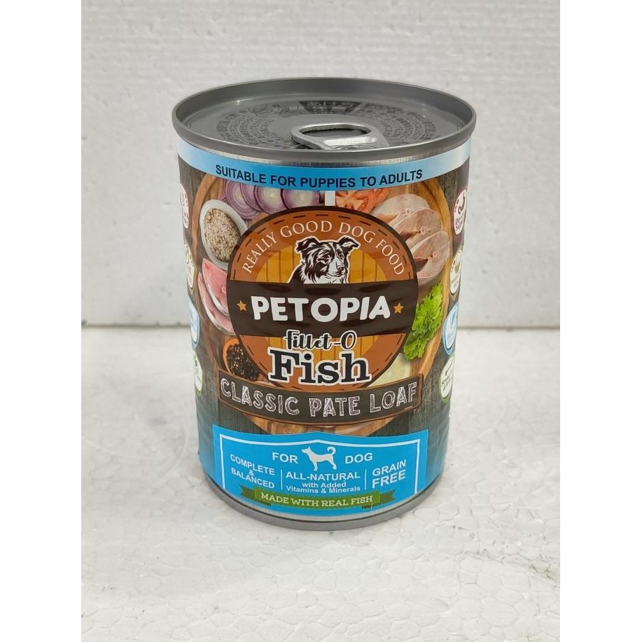 kolasaj PETOPIA dog food kaleng makanan anjing kaleng basah wet dog food 380 gram