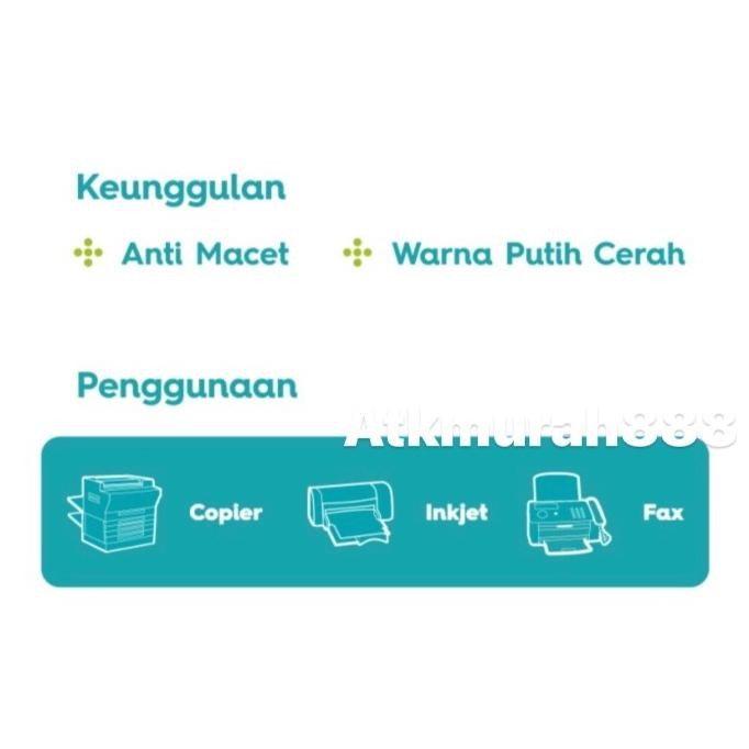 

Kertas Copy Paper A4 75 /1 box/ 5 Rim murah