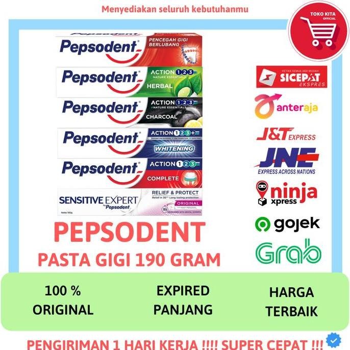 PEPSODENT ODOL PASTA GIGI 190 GRAM PEPSODENT BESAR SEDANG MEDIUM 190 G