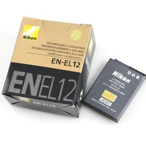 Battery for Nikon EN-EL12/ Baterai/ Batere. EN-EL12/EN EL 12
