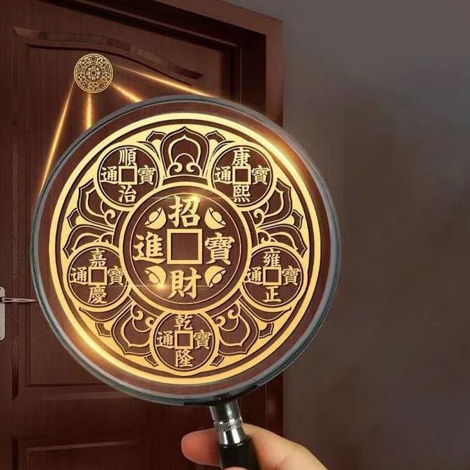 

Isi 10pcs Sticker Keberuntungan Stiker Emas Timbul Hoki Keberuntungan 3d Motif Ba Gua Koin Bagua Stiker Hp Hoki murah