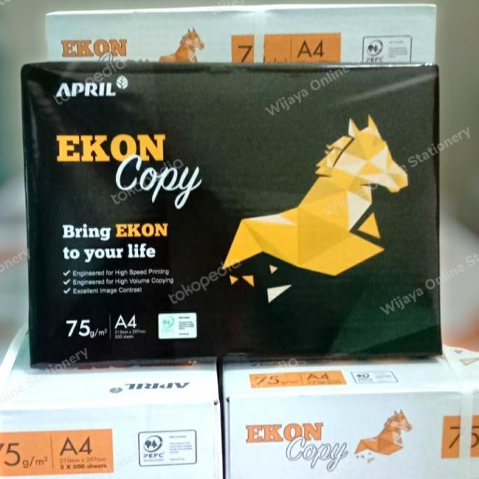 

Kertas A4 75 EKON COPY ( 1 Rim) murah