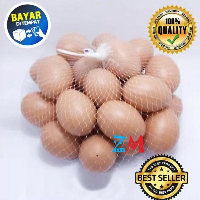 

Telur Ayam Mainan Plastik Jala Isi 20 Pcs - Egg