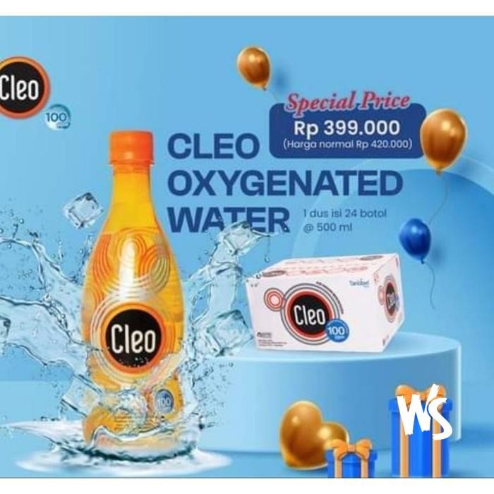 

PROMO CLEO OXYGEN 1DUS ISI 24BOTOL 500ML,KANDUNGAN OKSIGEN 25X LEBIH BANYAK!