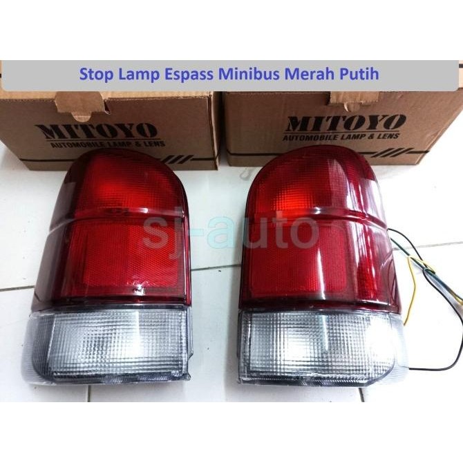TERBARU - Stop Lamp Espass Minibus warna Merah Putih Lampu Belakang Espass
