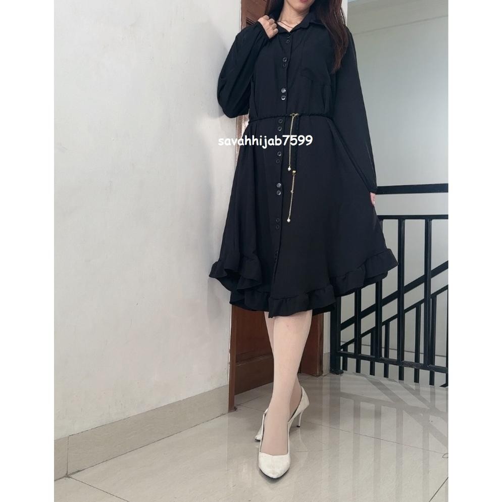 Tunik Wanita Free Belt 6880 | Tunik Kekinian | Fashion Wanita Kekinian