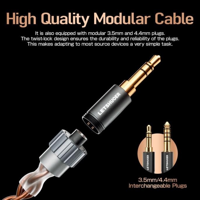 Promo Letshuoer S08 4Th Gen Planar Magnetic Driver In-Ear Iem