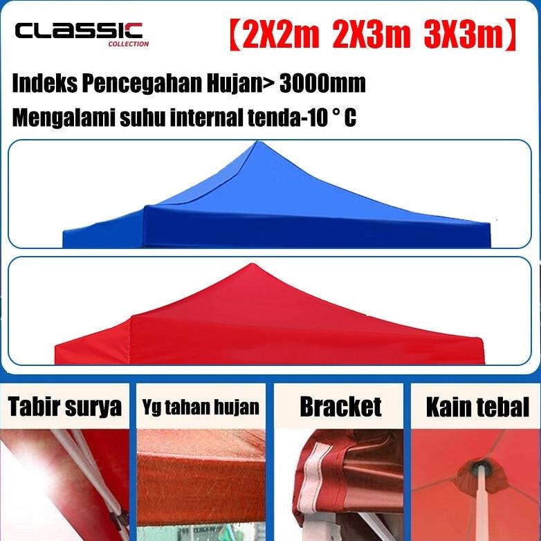 Outdoor Tenda Bazar 3x3, 2x3 22Tenda Jualan Tenda Bazar Pameran Tenda gazebo Otomatis Tenda Lipat