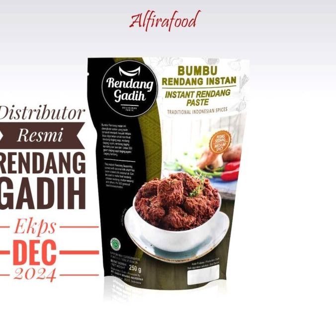

Bumbu Rendang Instan - Rendang Gadih - pedas sedang - Reg / Tdk Pedas LAT
