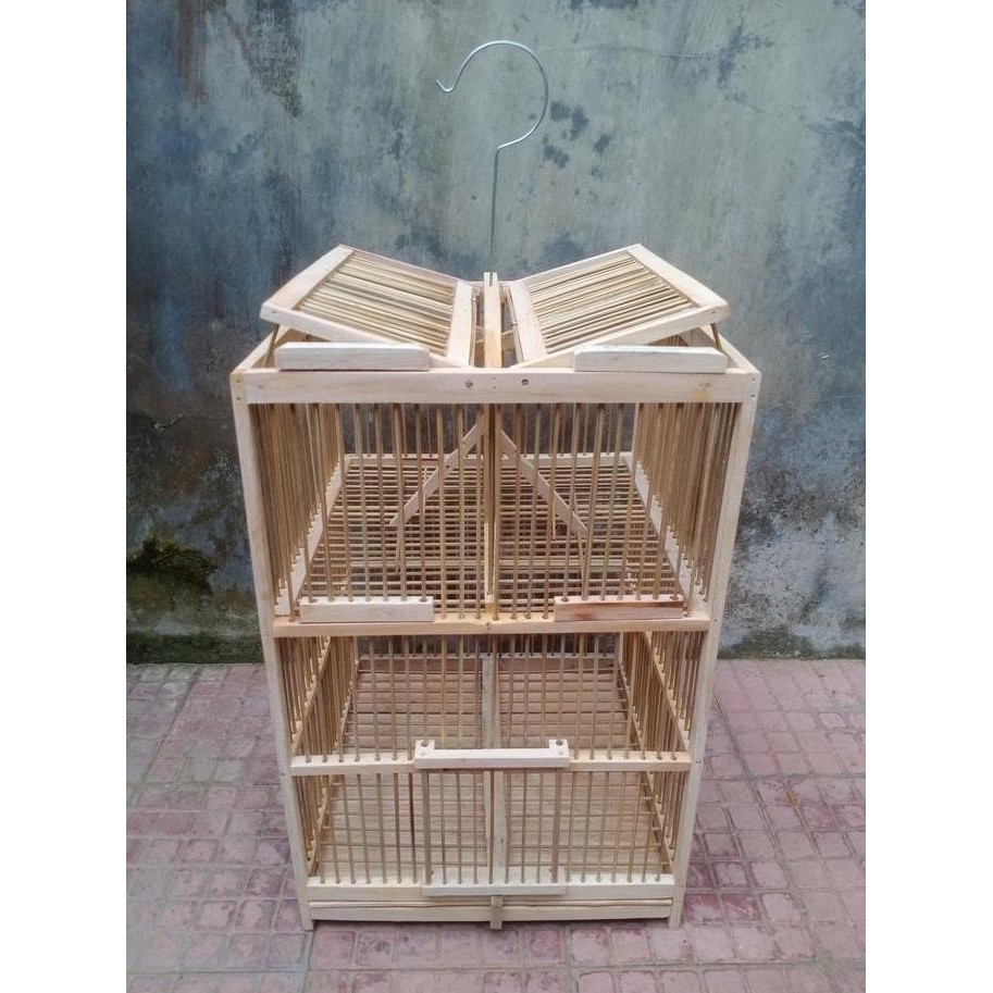 Sangkar Jebakan Burung Otomatis Pakai Per | Sangkar Pikat Burung Model 2 Pintu Atas AME
