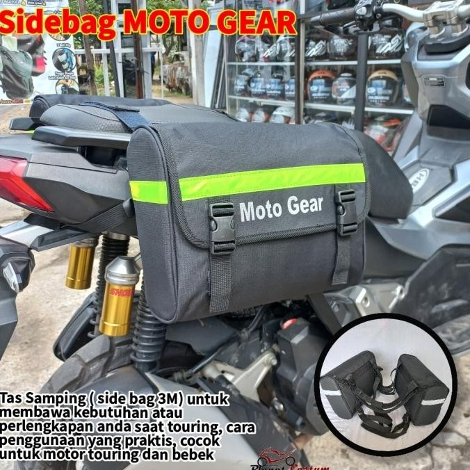 * Tas Samping Bagasi Motor Motogear Waterproof *