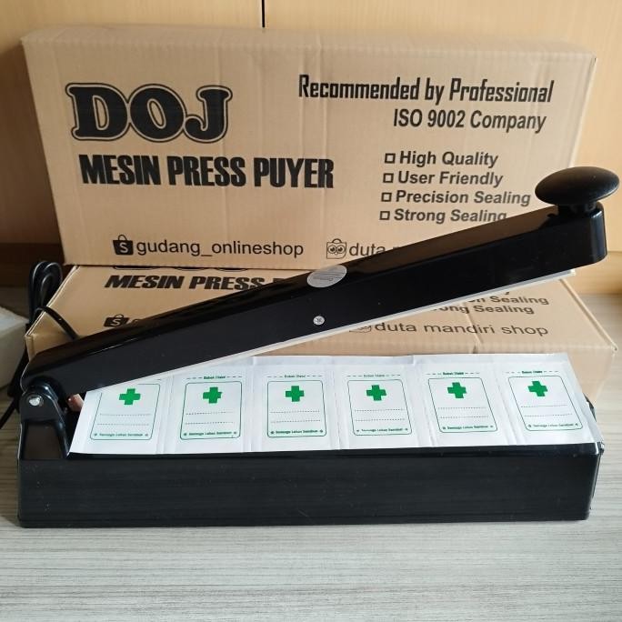 Alat Press Kertas Puyer / Kertas Plastik 30 Cm Original