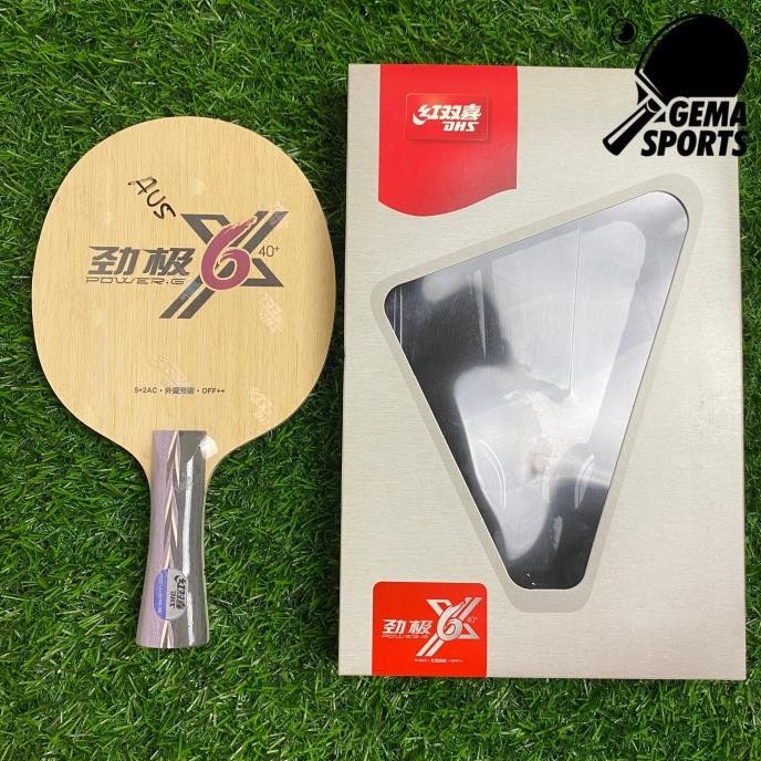 Kayu Bet Pingpong Tenis Meja DHS Power G PG6X PG 6X 40+ Original
