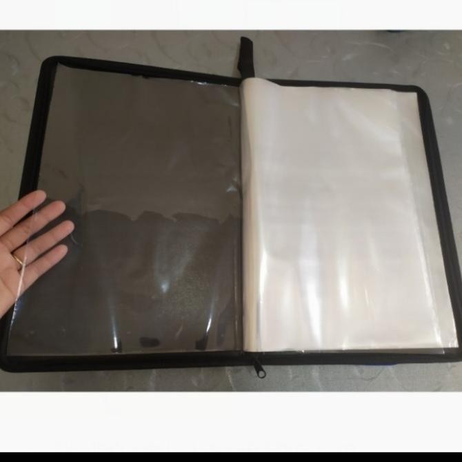 

Map Document Keeper Plastik File Dokumen Clear Holder Resleting Zipper Original