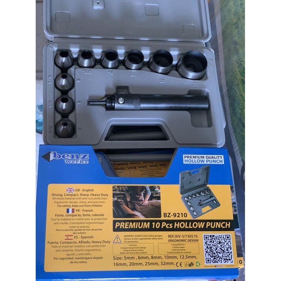 

HOLLOW PUNCH SET / BETEL PLONG SET/ PEMBOLONG PLAT SET ORIGINAL DAN TERPERCAYA