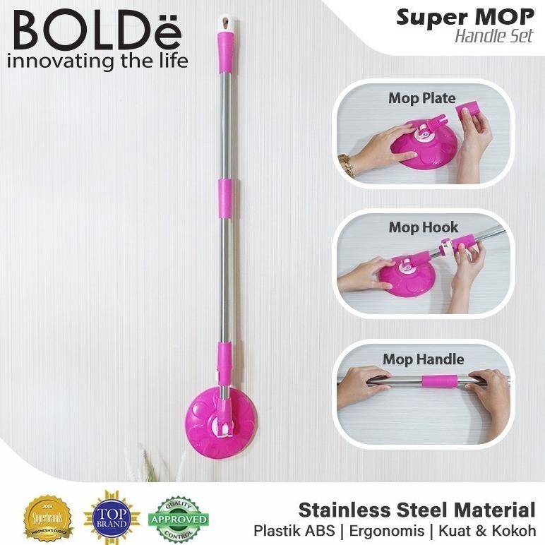 Tongkat Alat Pel Handle sets Super MOP Tongkat Pel Gagang