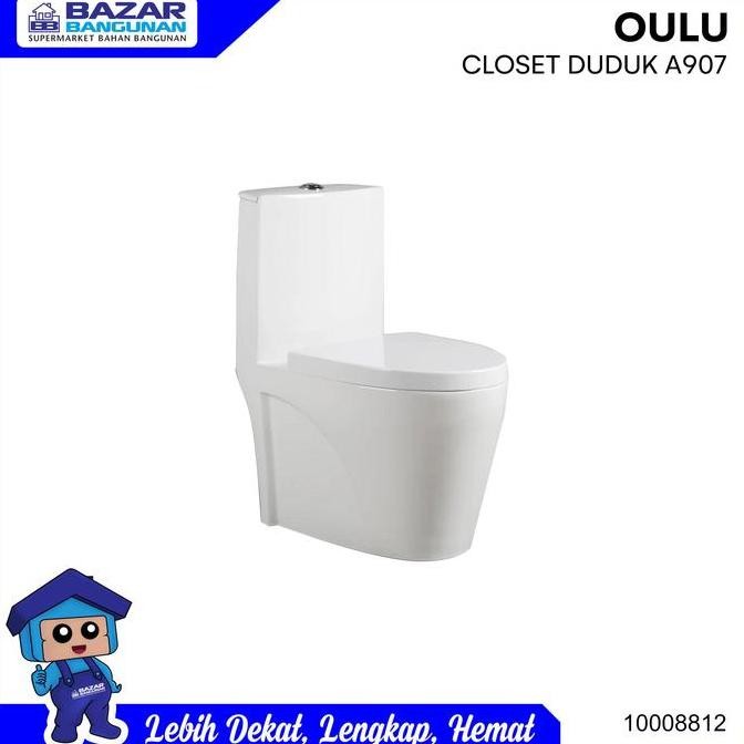 Murah Oulu - Closet / Kloset / Toilet Duduk A 907 A907 Green Washer White