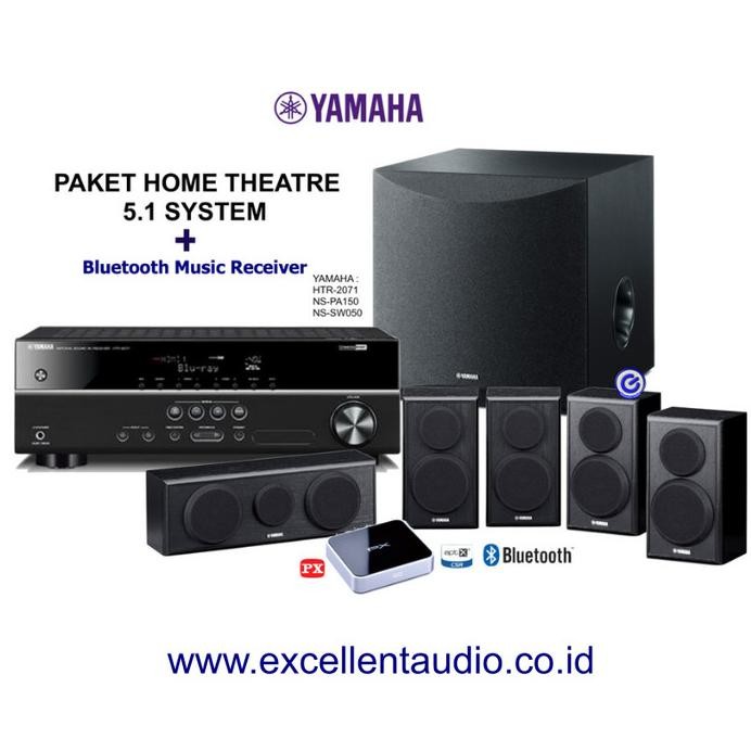 Terlaris Paket Yamaha Htr 2071 Ns Pa150 Bluetooth Home Theatre System