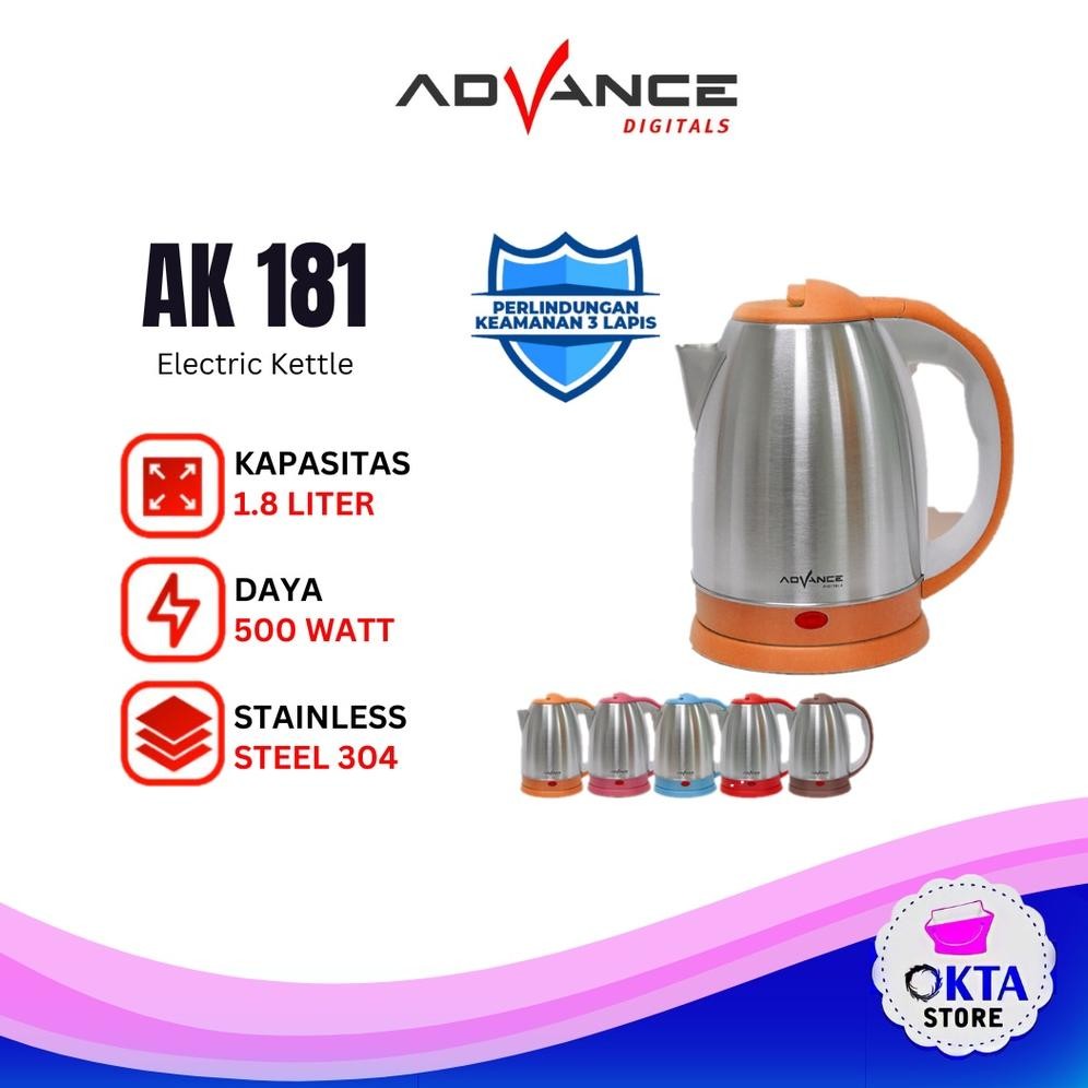 Kettle Elektrik Advance AK-181 Teko Listrik Advance