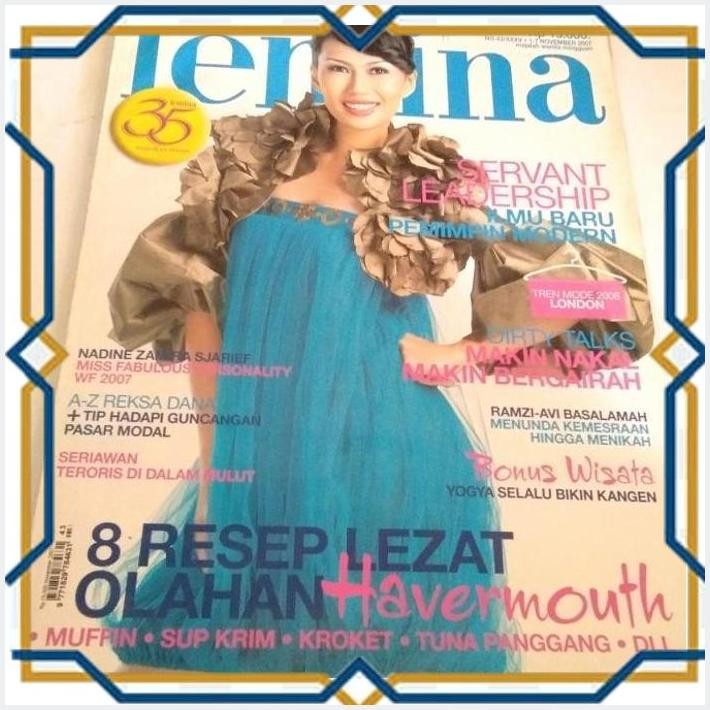 [4PE] MAJALAH FEMINA TAHUN 2007 COVER NADINE ZAMIRA