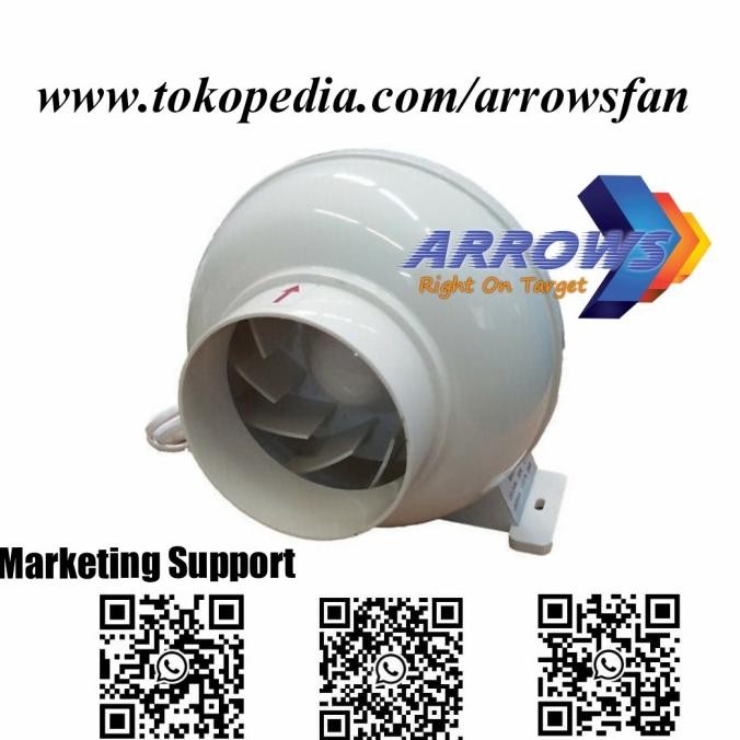 ready Inline Fan Plastik 4 inch Duct Inline Plastik 4 inch Inline Fan 4 inch