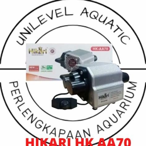 DISKON MESIN AERATOR POMPA UDARA KOLAM IKAN HIKARI HK AA70 AA 70