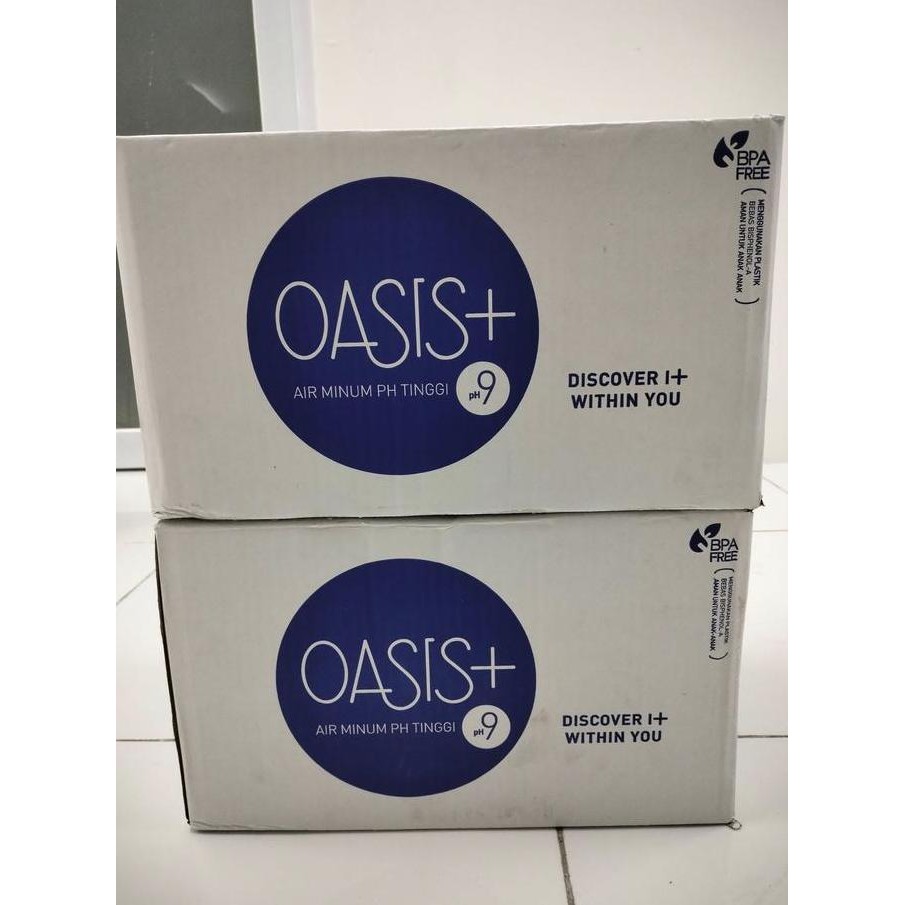 

Grosir 3 Box Oasis+ Botol 330Ml (Total 72 Botol) Sebagai Water Alkali Berkualitas Tinggi Untuk Kesehatan Tubuh Dengan Kadar Ph9 Dengan Kemasan Bpa Free.