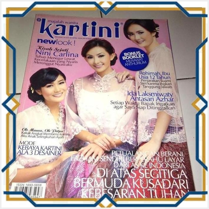 [4PE] MAJALAH KARTINI BEKAS TAHUN 2009 COVER SUSAN BACHTIAR,LENA TAN, DOMINI