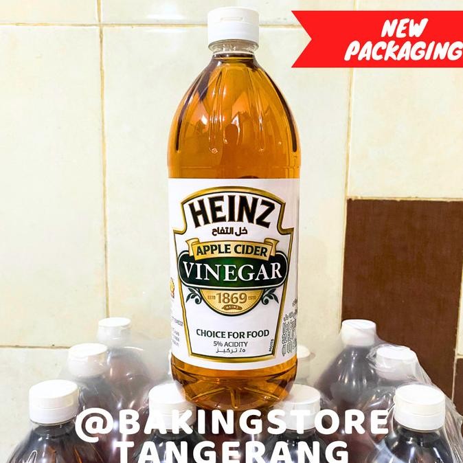 

STOK TERBATAS HEINZ APPLE CIDER VINEGAR - CUKA APEL HEINZ 946 ML