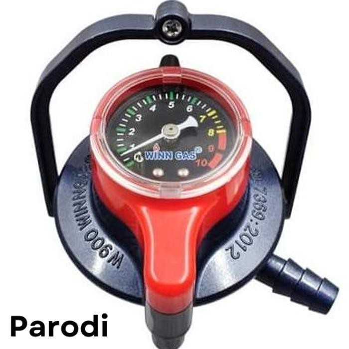 Promo Winn Gas W900M Regulator Kompor Gas Meter Tekanan Rendah Pengunci Ganda Otomatis