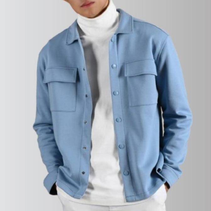 Terbaru Shacket Jacket Fleece Tebal / Jaket Pria Wanita / Shacket