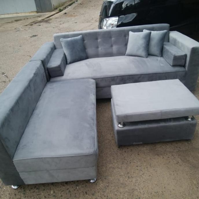 new kursi sofa minimalis leter L murah