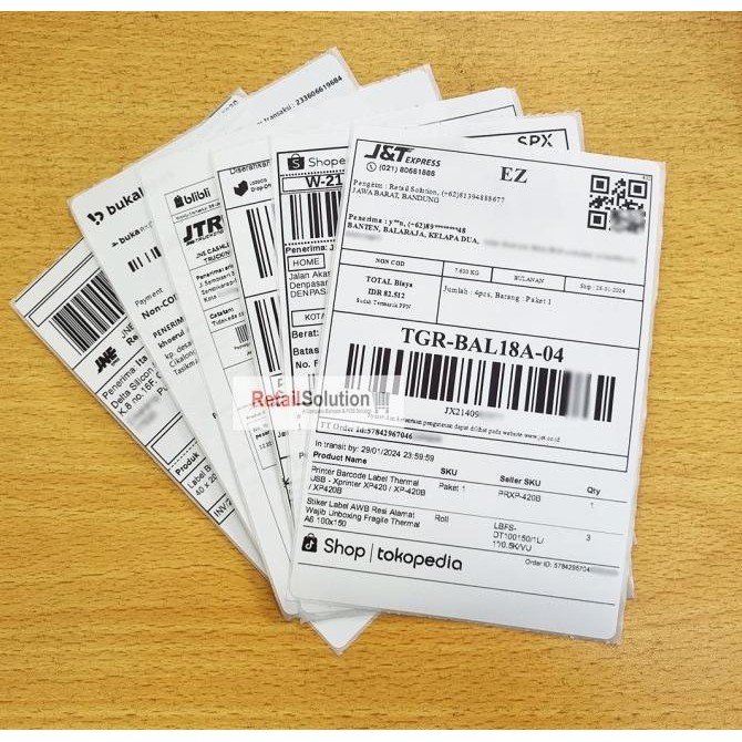

ready Label Thermal Resi Stiker 100x150 mm / 100 x 150 mm /100x150mm Unicorn murah
