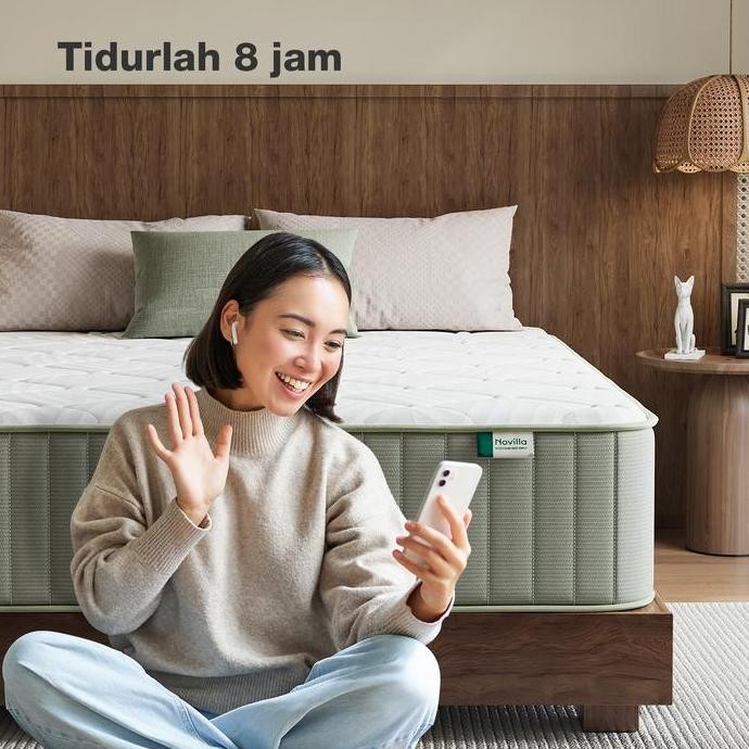 new Novilla kasur IceMint-Plus full busa FREE Bantal ukuran kasur 90x200 120x200 160x200 180x200 in 