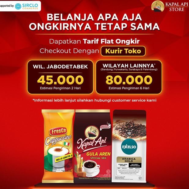 

Grosir Excelso Java Arabica - Bubuk Kopi 200 Gr