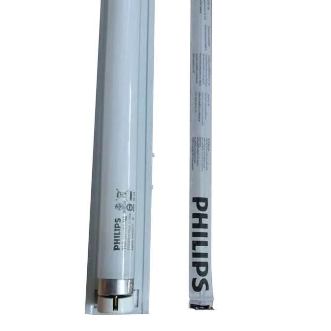 ready stock Lampu TL simbat Set 40 watt/lampu Tl/kap lampu Tl Neon/lampu philips murah
