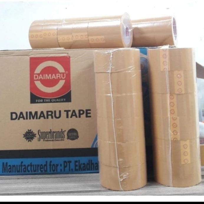 

ready lakban daimaru 2 inchi 90 yard slop isi 6 rol murah