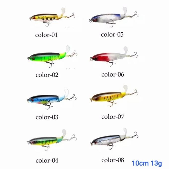 Promo UMPAN PANCING IKAN MINNOW PENSIL PENCIL GOYANG TOP WATER TRIBLE KAIL