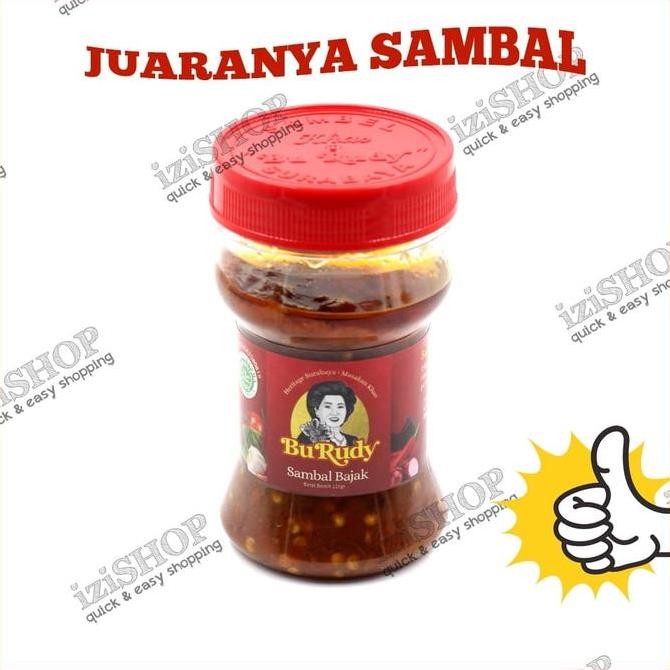 

Sambal Terasi/Bajak khas Bu Rudy (botol tutup merah)