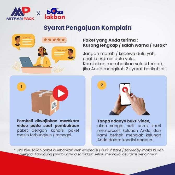 

ready (CG) Lakban Bening / Coklat 90meter / 100 yard FULL x 48mm Mitran Pack murah