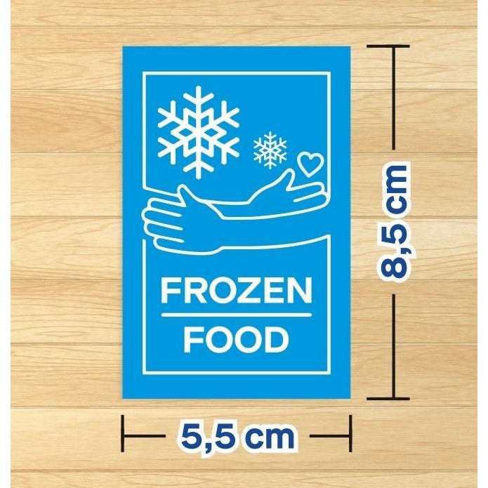 

ready Stiker Label Frozen Food Sticker Makanan Beku 5,5 x 8,5 cm 500pcs/roll murah