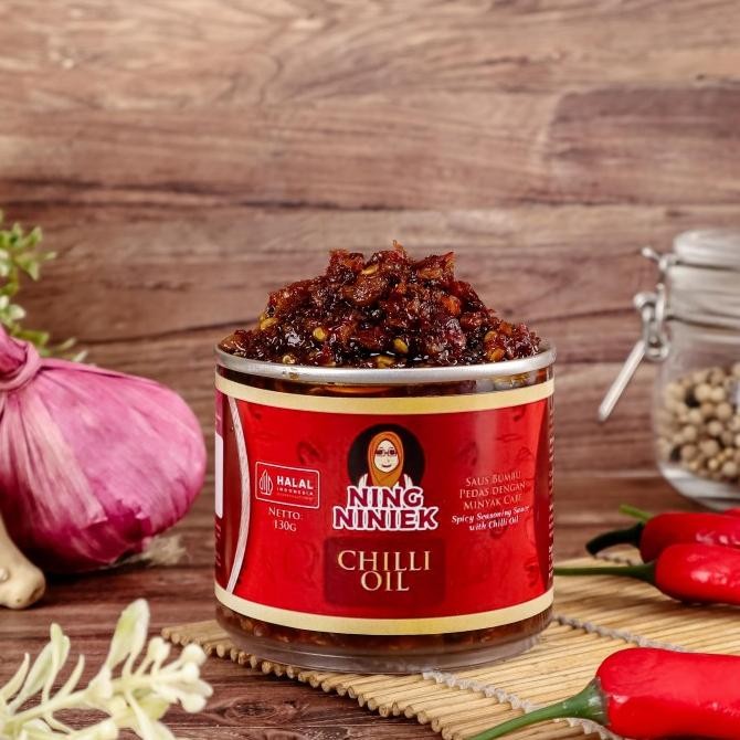 

CHILI OIL / MINYAK CABE / CABAI NING NINIEK - PEDAS GURIH NIKMAT HALAL