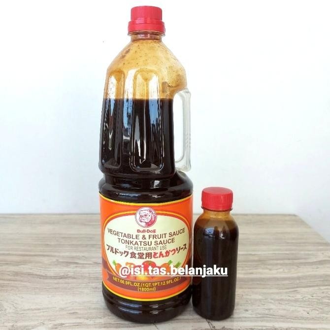 

tonkatsu sauce bulldog / bulldog tonkatsu sauce 1,8 l / saus takoyaki